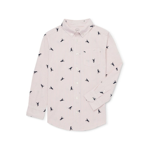 Details about Wonder Nation Boys Long Sleeve Button Down Dino Patterned Shirt sz L,XL,XXL Details about Wonder Nation Boys Long Sleeve Button Down Dino Patterned Shirt sz L,XL,XXL